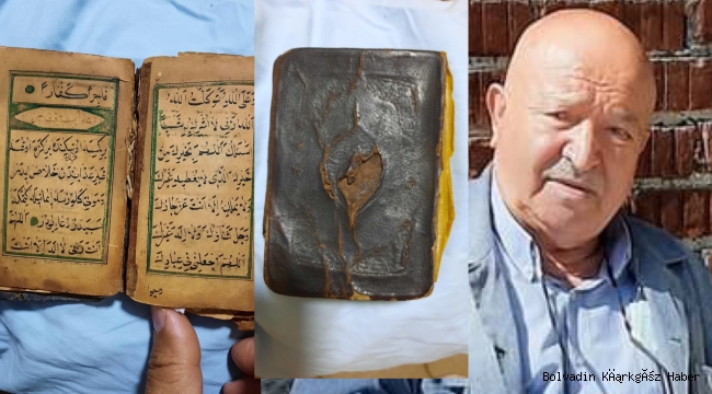 BOLVADİN’DE 100 YILI AŞKIN EL YAZMA KURAN VE ENAM