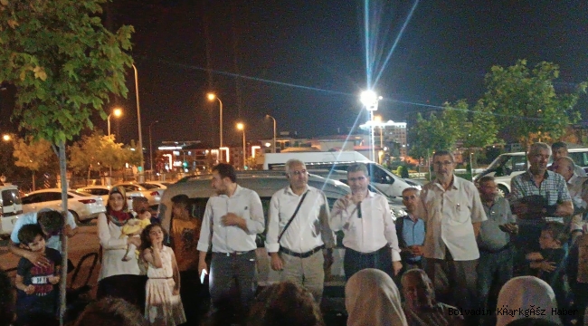 UMRECİLER DUALARLA UĞURLANDI