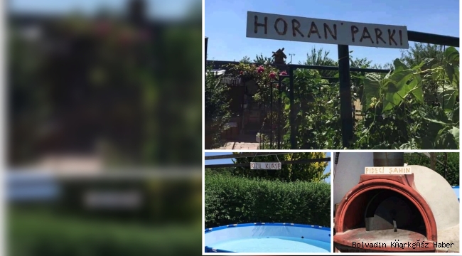 ALMANYA’DA BOLVADİNLİ GURBETÇİ HORAN PARKI AÇTI