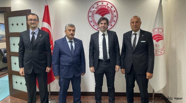 BAKAN YARDIMCIMIZ BAĞCI’YA BOLVADİN’DEN ZİYARET