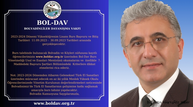 BOL- DAV YİNE BOLVADİN GENÇLERİNİN YANINDA!