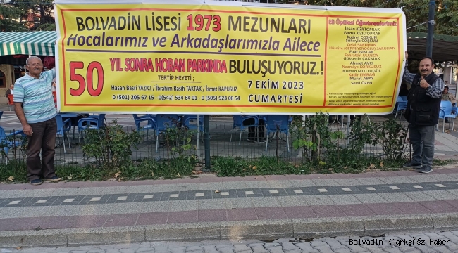 BOLVADİN’DE MEZUNLAR BULUŞMAYA HAZIRLANIYOR