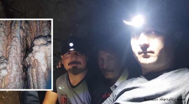BOLVADİN’DEKİ BİNLERCE YILLIK MAĞARA’YI GÜN YÜZÜNE ÇIKARTTILAR