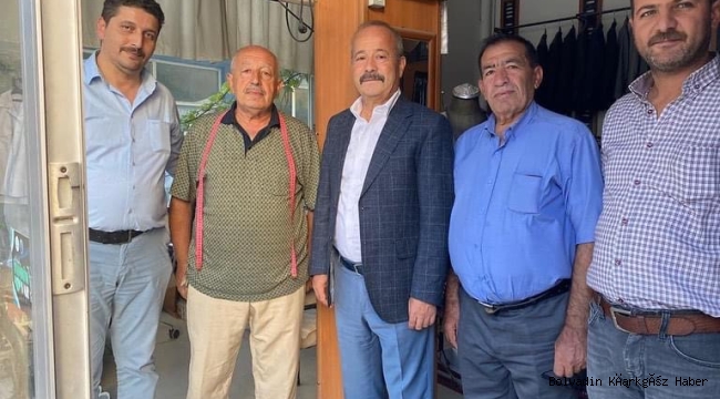 TAYTAK BOLVADİN’DE ESNAFI ZİYARET ETTİ