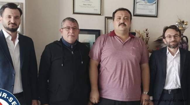 BAŞKAN TOPÇU’YA EĞİTİM BİR-SEN’DEN ZİYARET