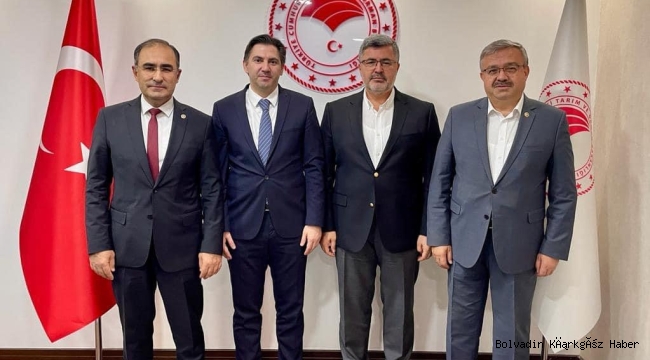 BOLVADİNLİ BAKAN YARDIMCISI BAĞCI’YA ÜST DÜZEY ZİYARET