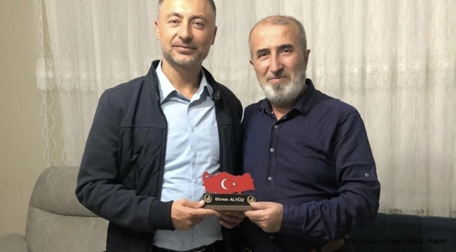 CEMALETTİN ALYÜZ’E VEFA ZİYARETİ