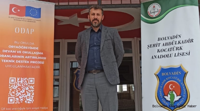 TÜRKİYE’DE 50 ODAP’LI OKUL İÇERİSİNDE BOLVADİN’DE VAR