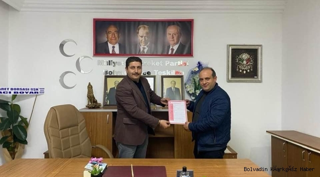 BOLVADİN MHP’YE BAŞVURULAR SÜRÜYOR