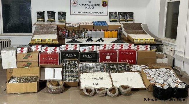 AFYON'DA YILBAŞI ÖNCESİ BÜYÜK OPERASYON
