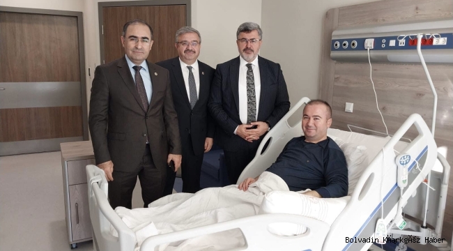 BAŞKAN ULUÇAY’A GEÇMİŞ OLSUN DİLEKLERİMİZİ İLETİYORUZ