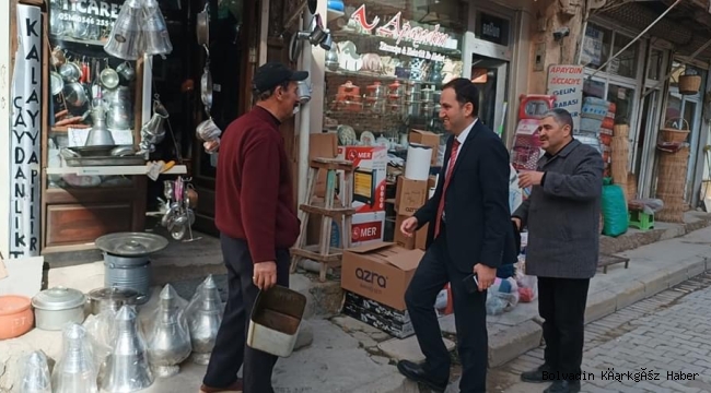 BOLAT’TAN BOLVADİN ESNAFINA ZİYARET