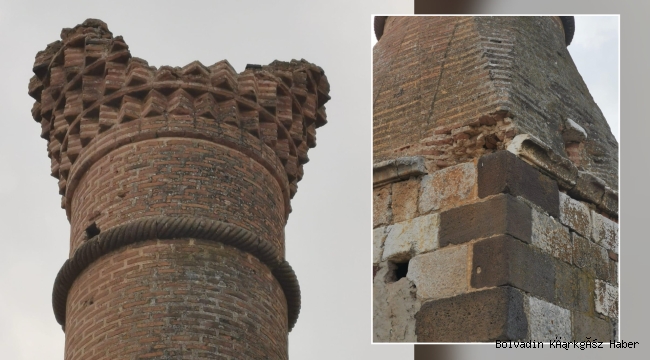 BOLVADİN’DE KIRIK MİNARE BAKIM İSTİYOR