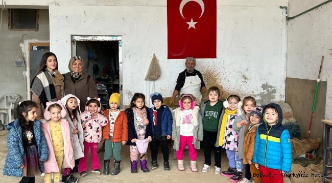 BOLVADİN’DE MİNİKLER TESTİ YAPTI