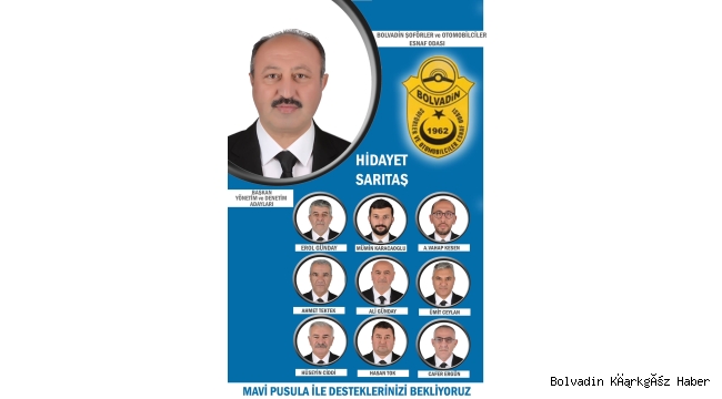 HİDAYET SARITAŞ EKİBİNİ AÇIKLADI