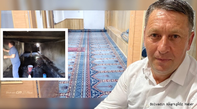 KÖMÜRLÜĞÜ MESCİDE ÇEVİREN MUHTAR TAKDİR TOPLADI