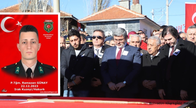 ŞEHİDİMİZ GÜNAY SON YOLCULUĞUNA UĞURLANDI