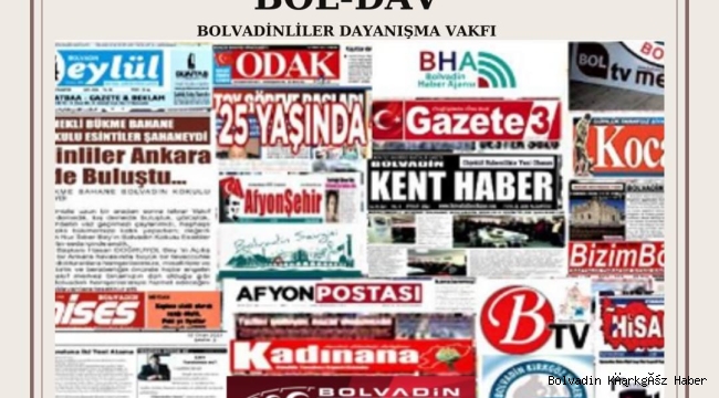 BOL-DAV ÇALIŞAN GAZETECİLER GÜNÜN KUTLADI