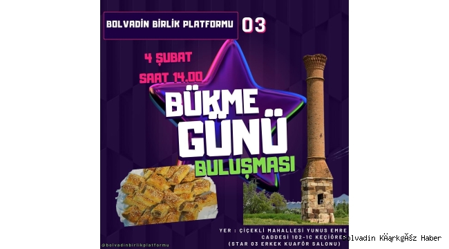 KEÇİÖREN’DE BOLVADİNLİLER BÜKME GÜNÜ DÜZENLEYECEK