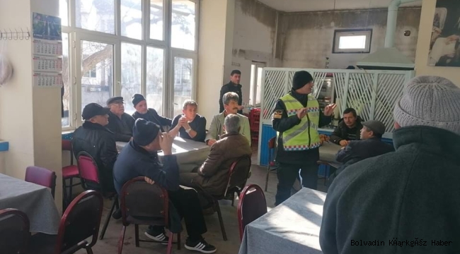 KEMERKAYA’DA TRAFİK EĞİTİMİ VERİLDİ