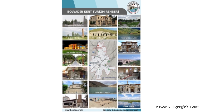 BOLDAV BOLVADİN TURİZM REHBERİ YAYINLADI