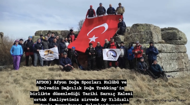 BOLVADİN DAĞCILIK SARNIÇ KALESİ’NDE