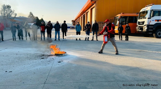 BOLVADİN DAĞCILIK’TAN YANGIN EĞİTİMİ!