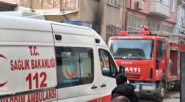 BOLVADİN’DE TÜP PATLADI