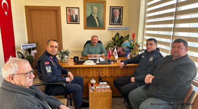 BOLVADİN EMNİYET MÜDÜRÜ’NDEN ZİYARET