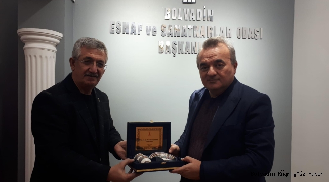 ESKİ KAYMAKAM ÖZTÜRK’TEN BOLVADİN’E ZİYARET