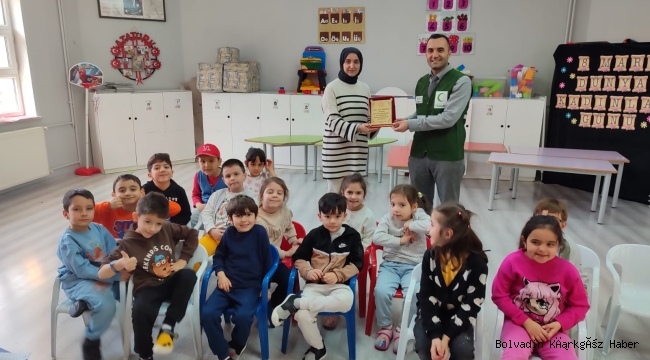 24 EYLÜL ANAOKULU’NDAN YEŞİLAY ETKİNLİĞİ