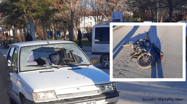 BOLVADİN’DE İFTAR VAKTİ TRAFİK KAZASI MEYDANA GELDİ