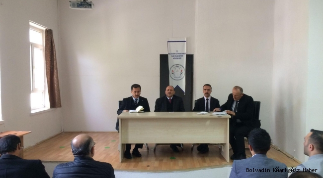 BOLVADİN İLÇE MİLLİ EĞITIM’DE TOPLANTI YAPILDI