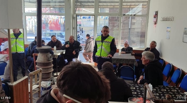 BOLVADİN JANDARMA DİŞLİ KASABASINDA BİLGİLENDİRDİ