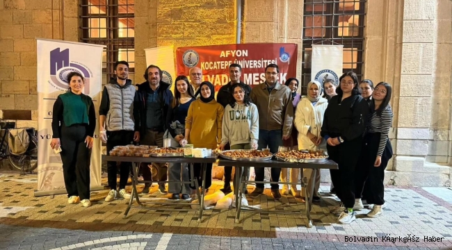 İBRAHİM CİĞERCİ BOLVADİN’DE TAKDİR TOPLADI