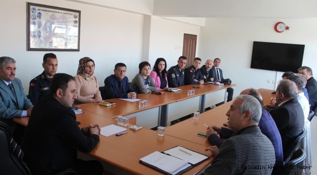 BOLAT BAŞKANLIĞINDA KOORDİNASYON TOPLANTISI YAPILDI