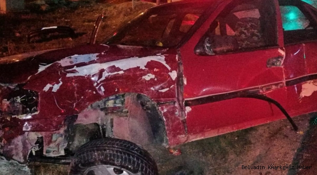 BOLVADİN BELEDİYE KAVŞAĞI’NDA FECİ KAZA!