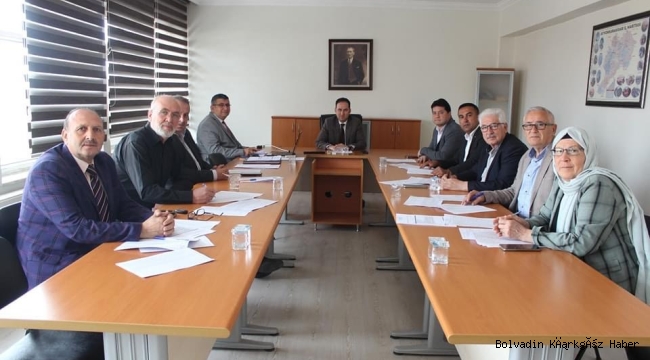 BOLVADİN’DE VAKIF TOPLANTISI YAPILDI
