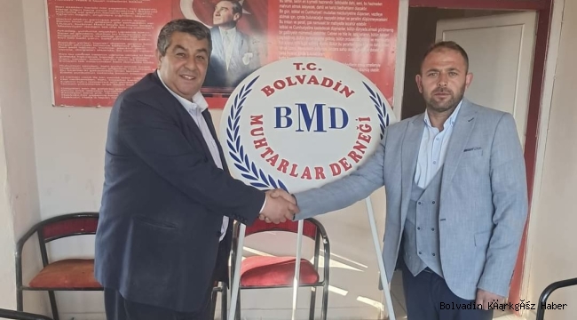BOLVADİN MUHTARLARININ YENİ BAŞKANI ERİŞ OLDU