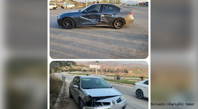 DİŞLİ’DE YÜREKLERİ AĞZA GETİREN KAZA!