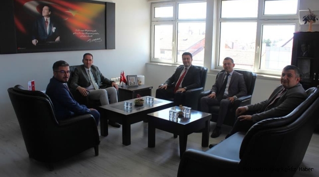KAYMAKAM BOLAT'A ŞUBE MÜDÜRÜ'NDEN ZİYARET