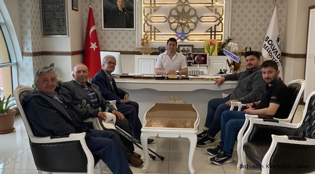 BAŞKAN AYNACI’YA HAYIRLI OLSUN ZİYARETLERİ SÜRÜYOR