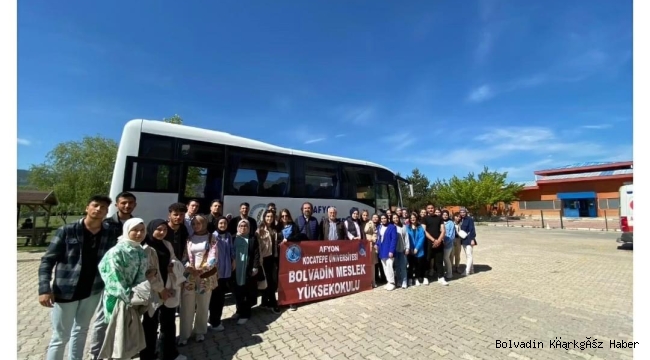BOLVADİN MESLEK YÜKSEKOKULU TEKNİK GEZİ DÜZENLEDİ