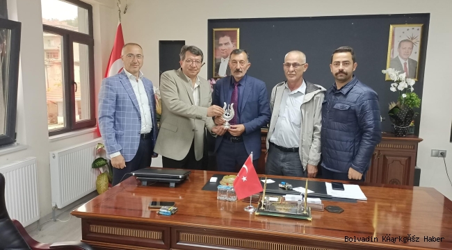 BOLVADİN TİCARET ODASI ÖZBURUN BELEDİYESİNE ZİYARET