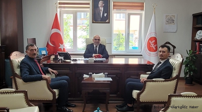 ÖZBURUN BELEDİYE BAŞKANI İL MÜFTÜSÜ İMAMOĞLU’NU ZİYARET ETTİ