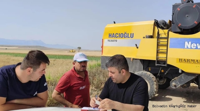 BOLVADİN’DE BİÇERDÖVERLER KONTROLLERİ DEVAM EDİYOR