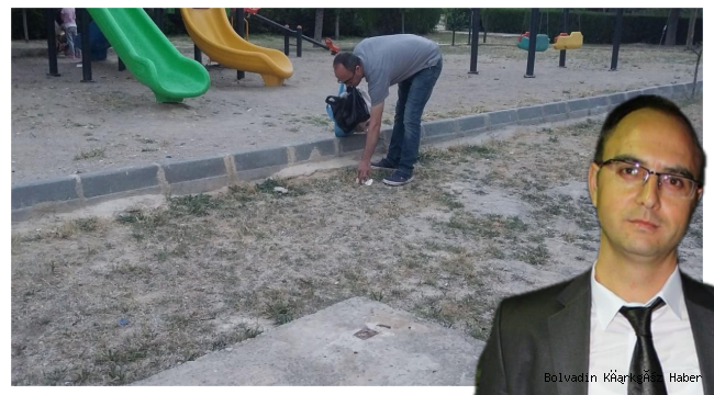 Bolvadin’de Muhtar Mıntıka Temizliği Yapıyor
