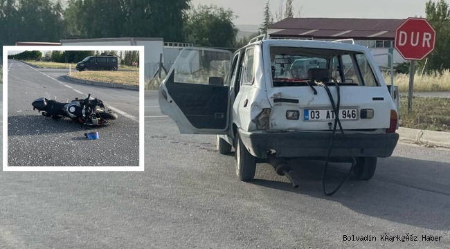 BOLVADİN HARLAK MEVKİSİNDE AĞIR KAZA!