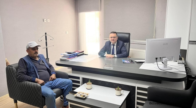 KARYAĞDI BOLVADİN KÖY MUHTARLARIYLA BULUŞUYOR