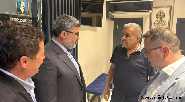 MİLLETVEKİLİ ÖZKAYA BOLVADİN'İ ZİYARET ETTİ